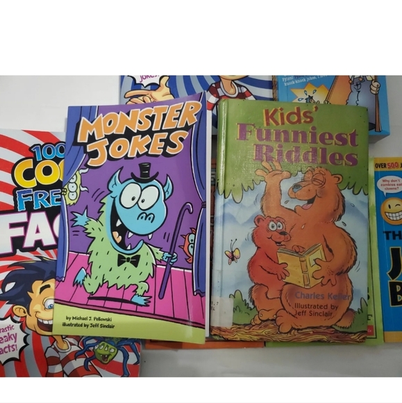 :* Mix lot of 8 kids children joke , knock knock jokes and riddles books . Funny - Picture 11 of 12